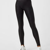 Spanx Fleece Faux Leather Leggings