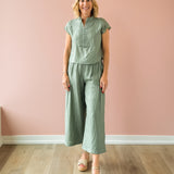 Seafoam Wide Leg Pant