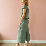 Seafoam Wide Leg Pant