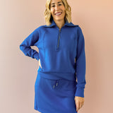 AirEssentials Half Zip Blue Sweatshirt