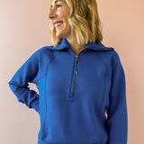AirEssentials Half Zip Blue Sweatshirt