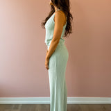 Dawn Smocked Pant - Green