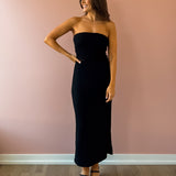 Ainslie Black Midi Skirt