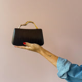 Nichelle Espresso Clutch