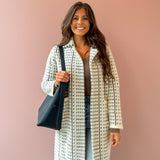 Marceau Houndstooth Coat