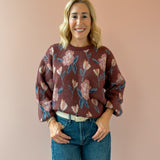Ronnie Sangria Sweater