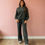 The Wide Leg Pant Olive
