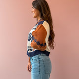 Rose Jacquard Sweater