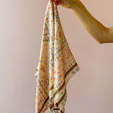 Silk Scarf Amber Garden