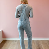 The Knit Denim Overalls