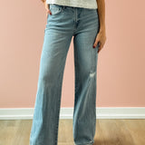 Katie High Rise Baggy Wide Leg Jean