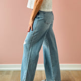 Katie High Rise Baggy Wide Leg Jean