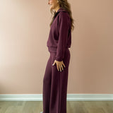 Airessentials Wide Leg Pant - Plum