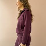 Airessentials Half Zip - Plum