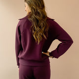 Airessentials Half Zip - Plum