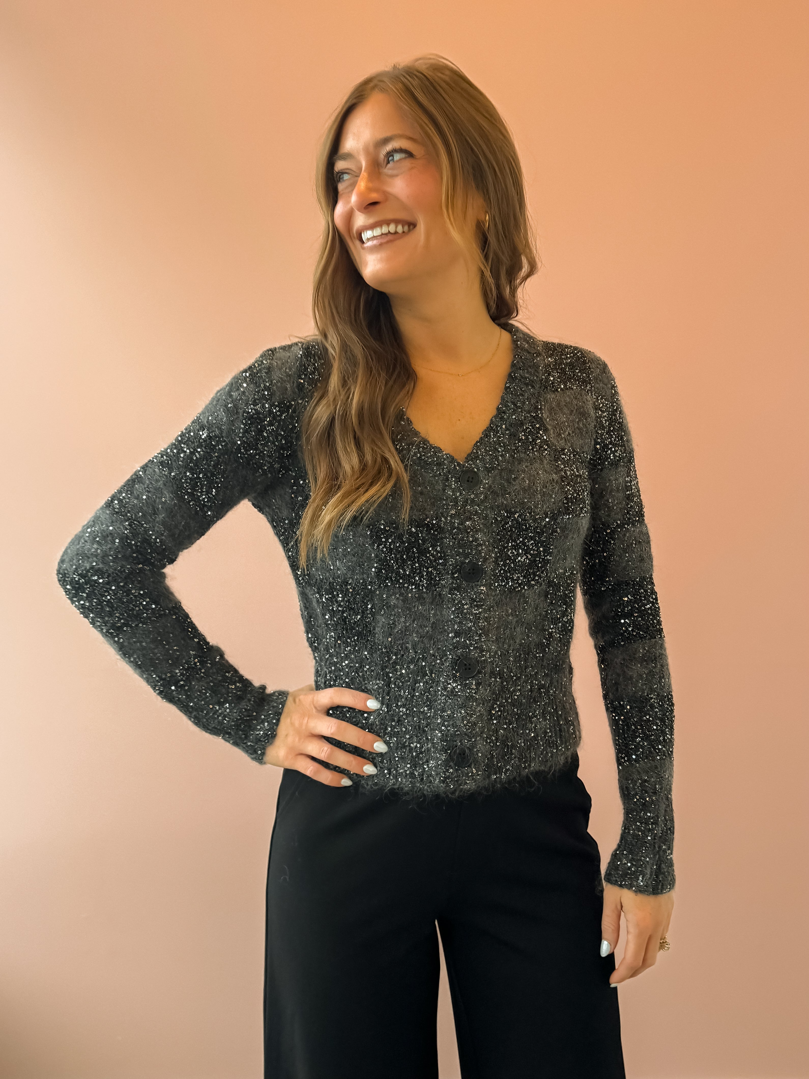 Glenn Sequin Cardigan