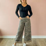 Bunny Pointelle Henley Long Sleeve