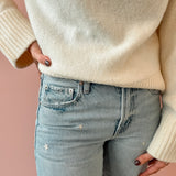 Lexi Bowed Straight Jeans - Stellar Vintage