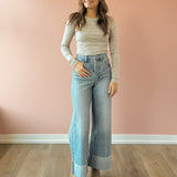 Second Skin Top Taupe