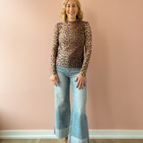 Wild Mesh Cheetah Top