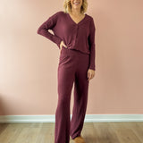 Dawn Smocked Rib Pant