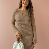 Calabria Crochet Mini Dress