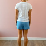 Ollie High Rise Shorts Blue