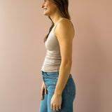 Caroline Tank Top Taupe