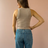 Caroline Tank Top Taupe