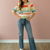 Rainbow Knit Sweater