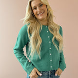 Medina Cardigan Kelly Green