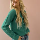 Medina Cardigan Kelly Green