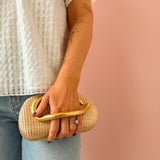 Honey Crossbody Purse Natural
