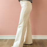 Fiona Wheat Wide Leg Jeans