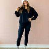 Catherine Half Zip Sweatshirt Navy