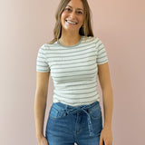 Saxton Striped Tee