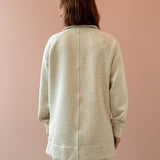 AirEssentials Brushed Half Zip Ivory