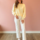 Sundaze Crop Jeans-Swan