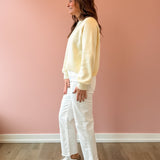 Sundaze Crop Jeans-Swan