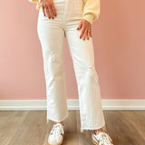 Sundaze Crop Jeans-Swan