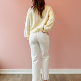 Sundaze Crop Jeans-Swan