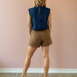 Leila Denim Top