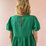 Catching Feelings Eyelet Dress