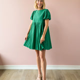 Catching Feelings Eyelet Dress