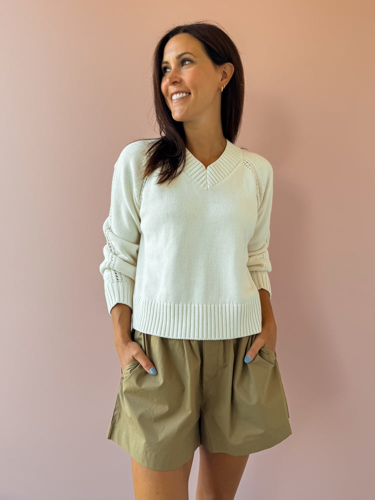 Stratton Ivory Sweater