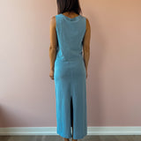 Gail Jersey Denim Midi Skirt