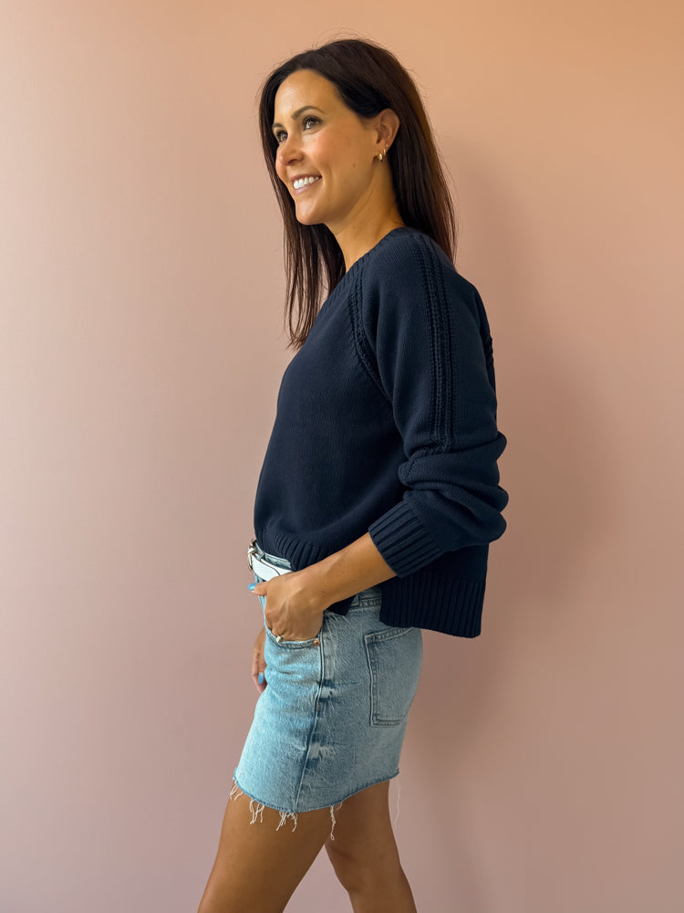 Stratton Sweater Navy