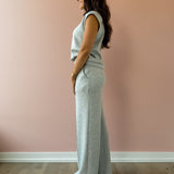 The Grey Marl Wide Leg Pant