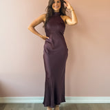 Lara Wine Maxi Dress