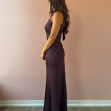 Lara Wine Maxi Dress